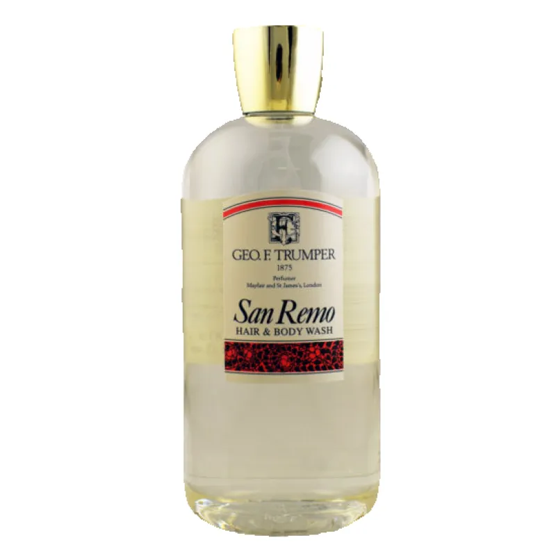 San Remo Hair and Body Wash sold by The Andover Shop