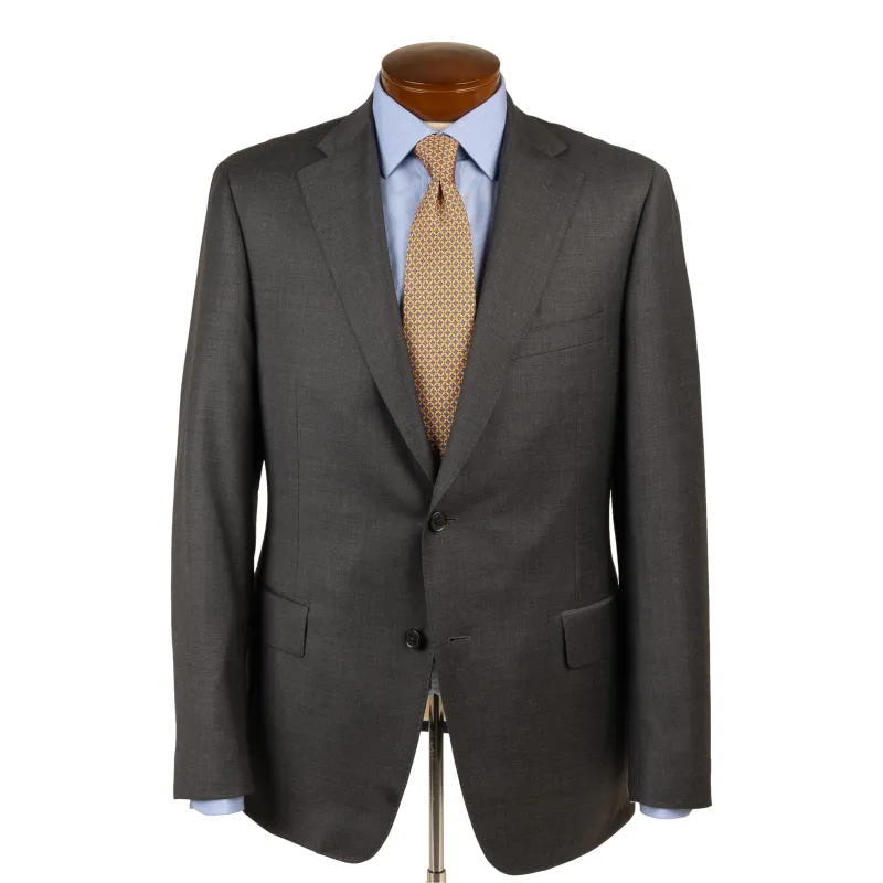 Dark Grey Year Round Wool Suit sold by The Andover Shop