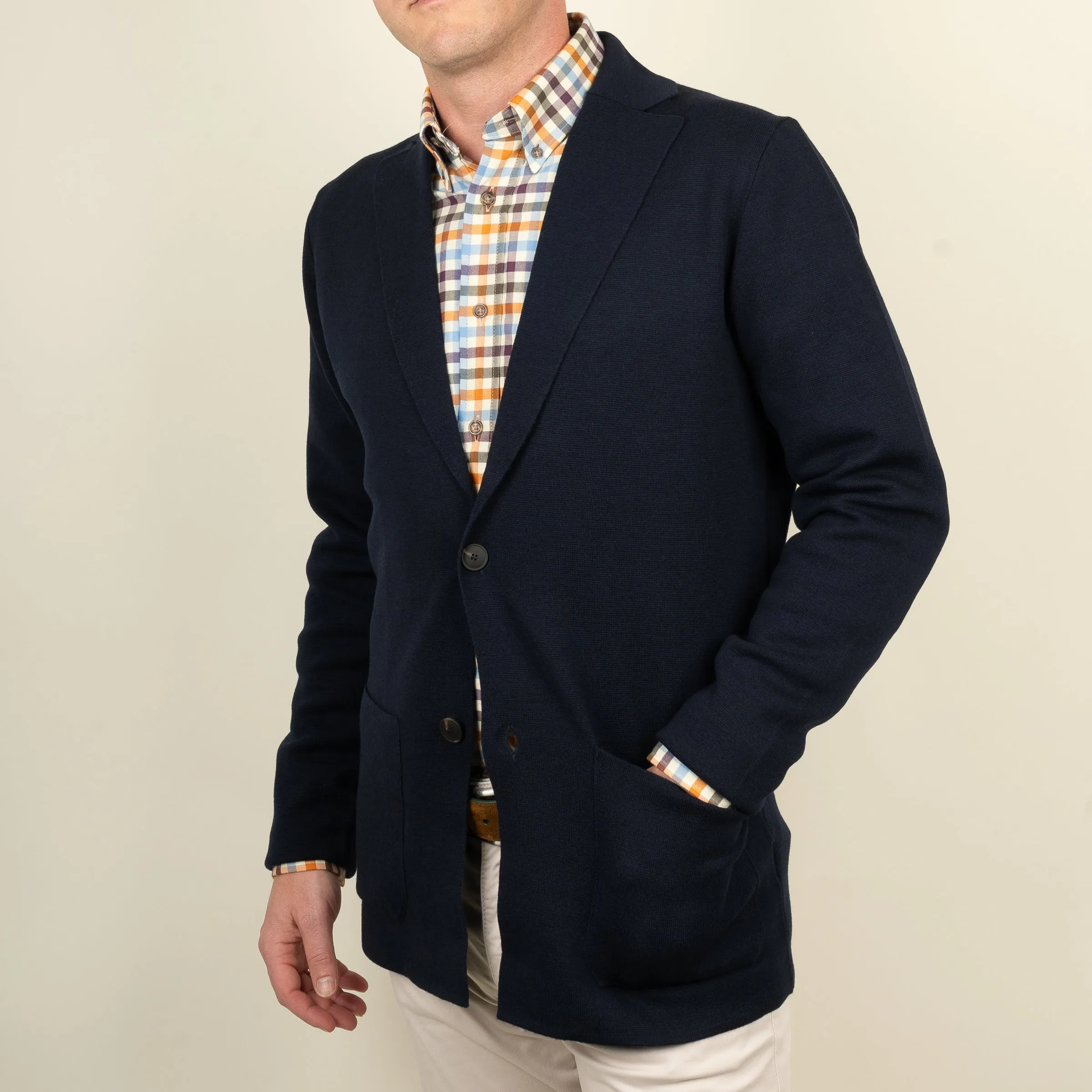 Extrafine Merino Wool Sweater Sport Coat sold by The Andover Shop product image thumbnail 2