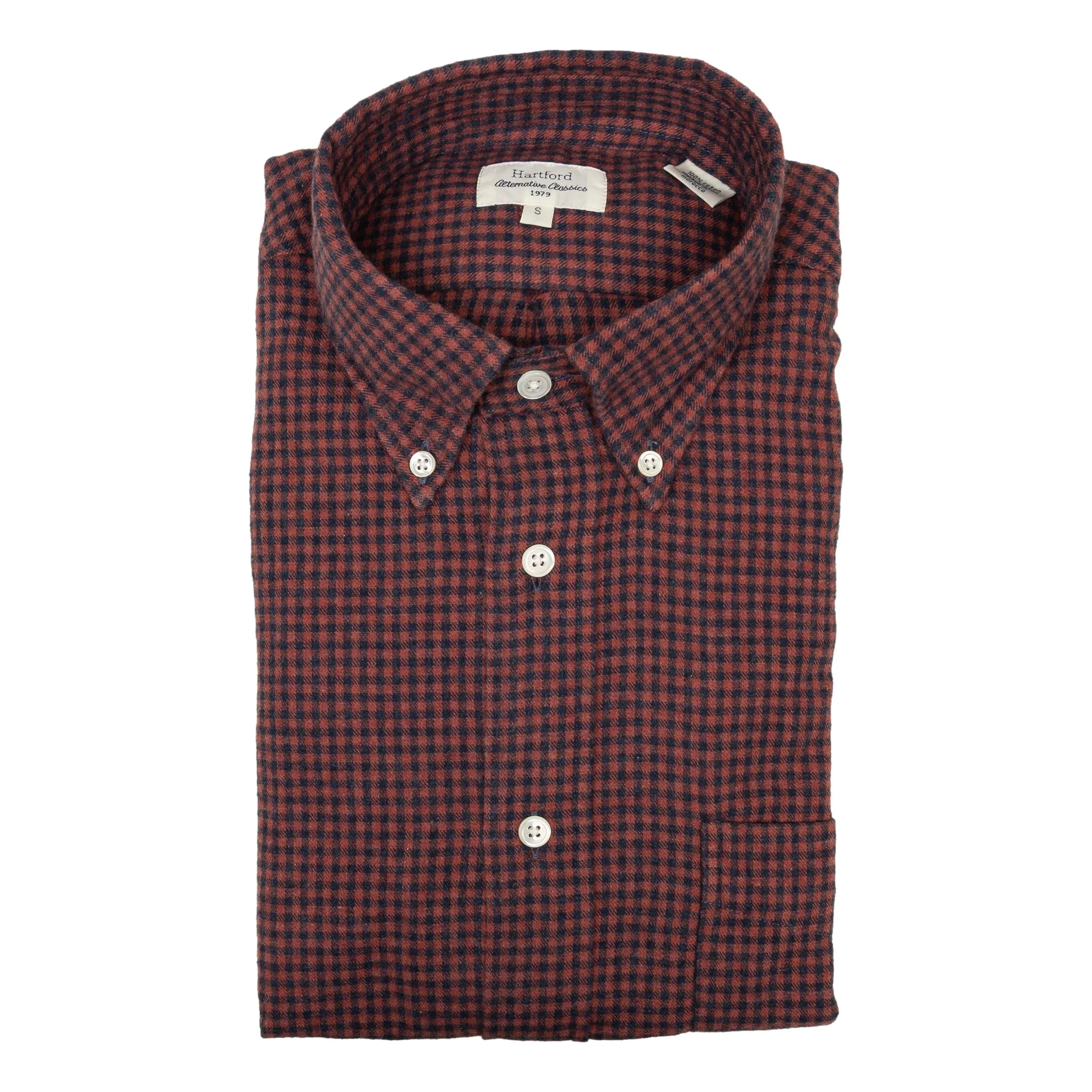 Check Cotton Flannel Button Down Sport Shirt sold by The Andover Shop