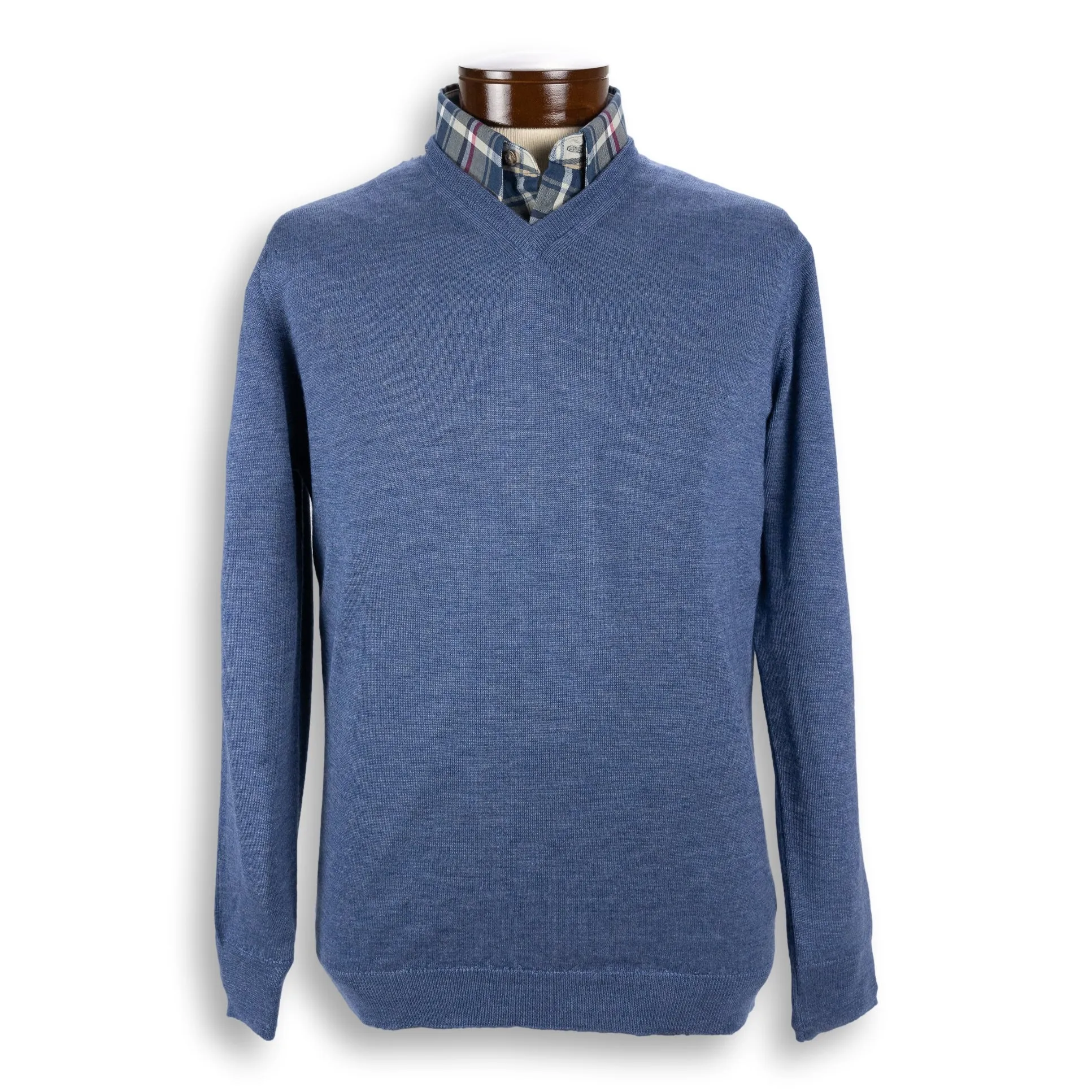 Cashmere and Silk Blend V-Neck Sweater sold by The Andover Shop