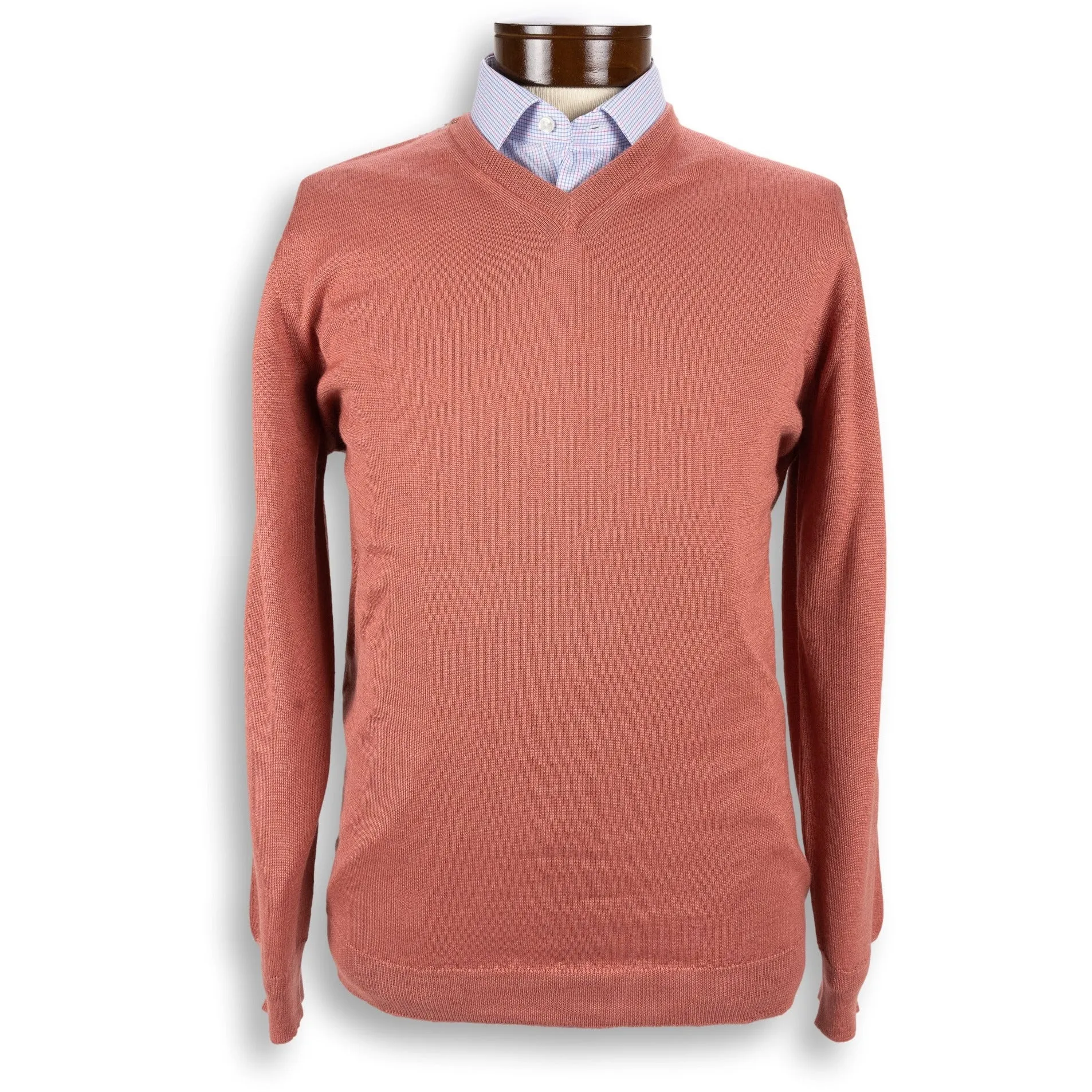 Cashmere and Silk Blend V-Neck Sweater sold by The Andover Shop product image thumbnail 4