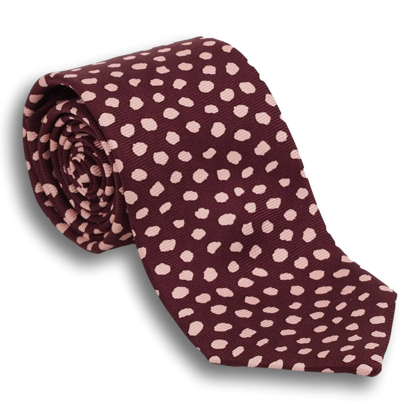 Abstract Dots Silk Tie sold by The Andover Shop product image thumbnail 3