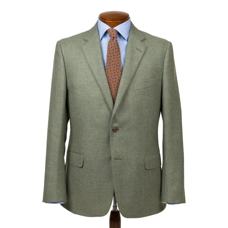 Solid Green Lovat Tweed Sport Coat sold by The Andover Shop