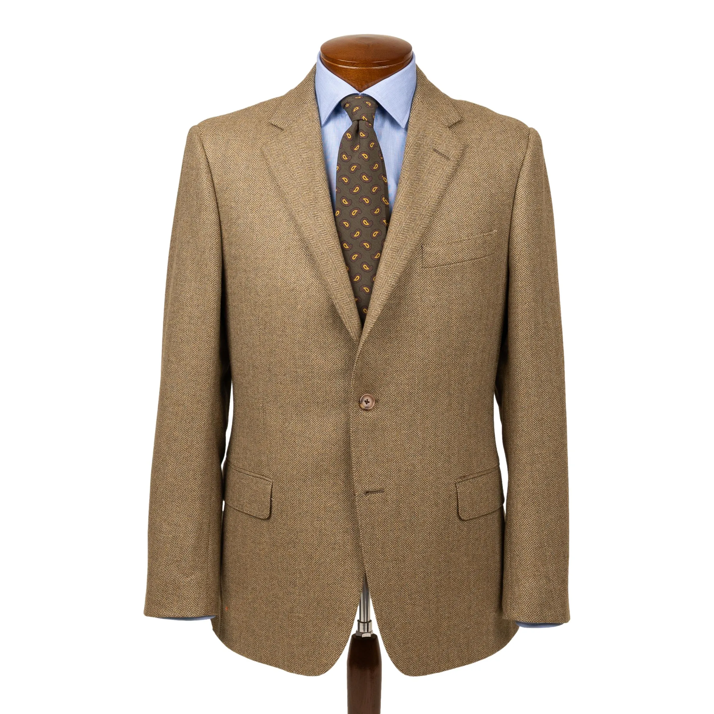 Oat Herringbone Tweed Sport Coat sold by The Andover Shop