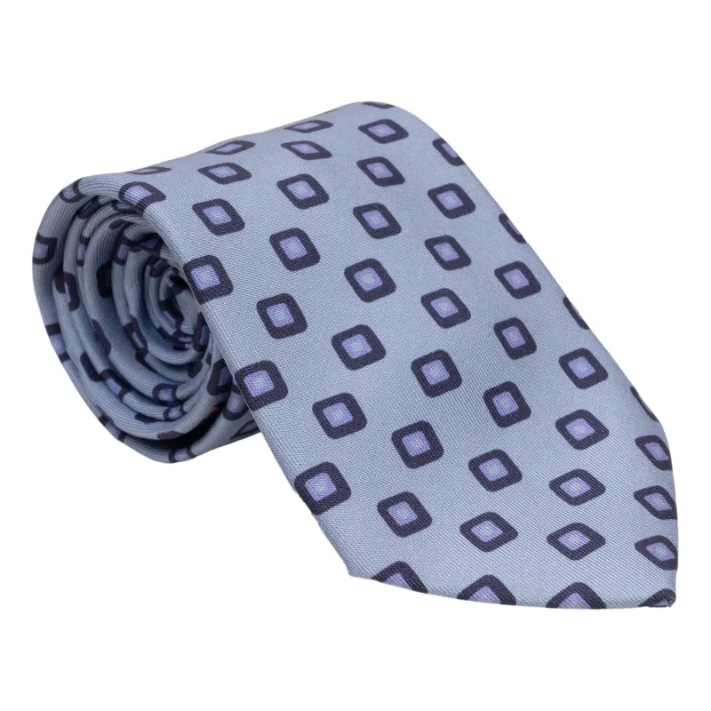 Square Abstract Bullseye Patterned Silk Tie sold by The Andover Shop