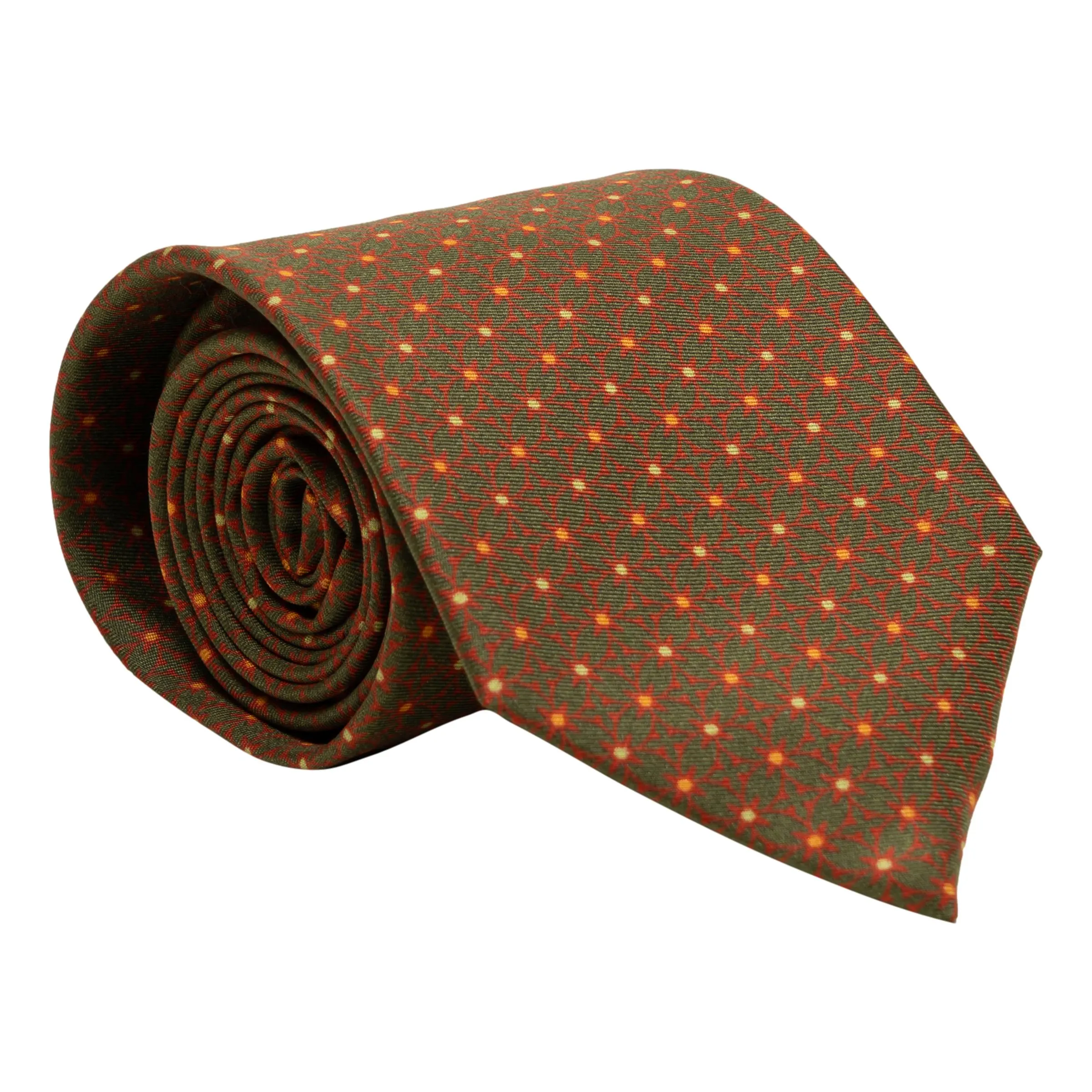 Abstract Star Silk Tie sold by The Andover Shop product image thumbnail 2