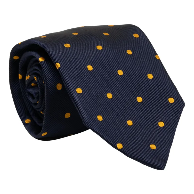 Dotted Silk Woven Tie sold by The Andover Shop