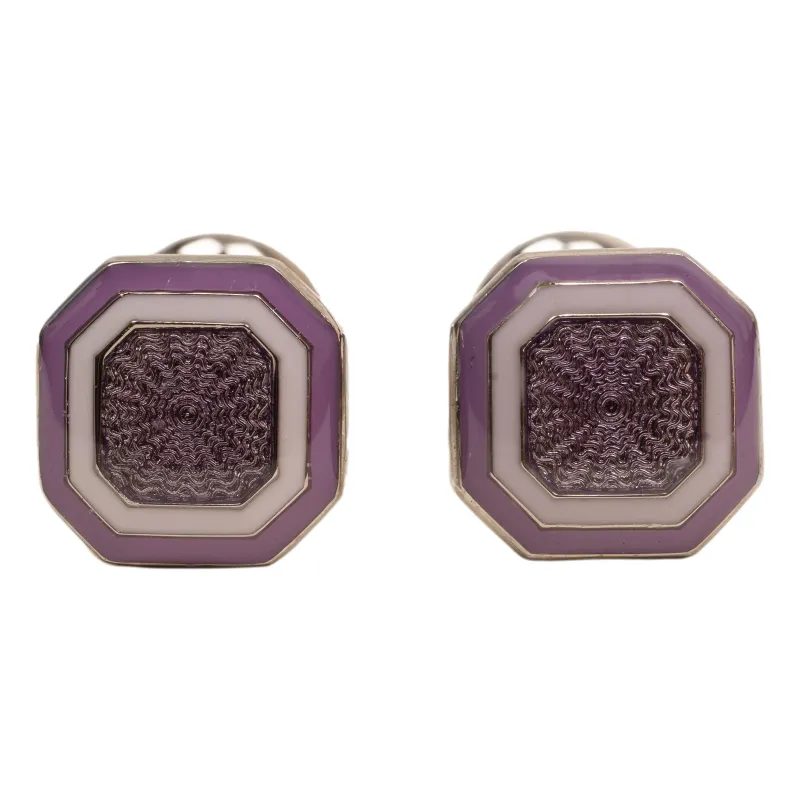 Octagonal Band Cufflinks sold by The Andover Shop