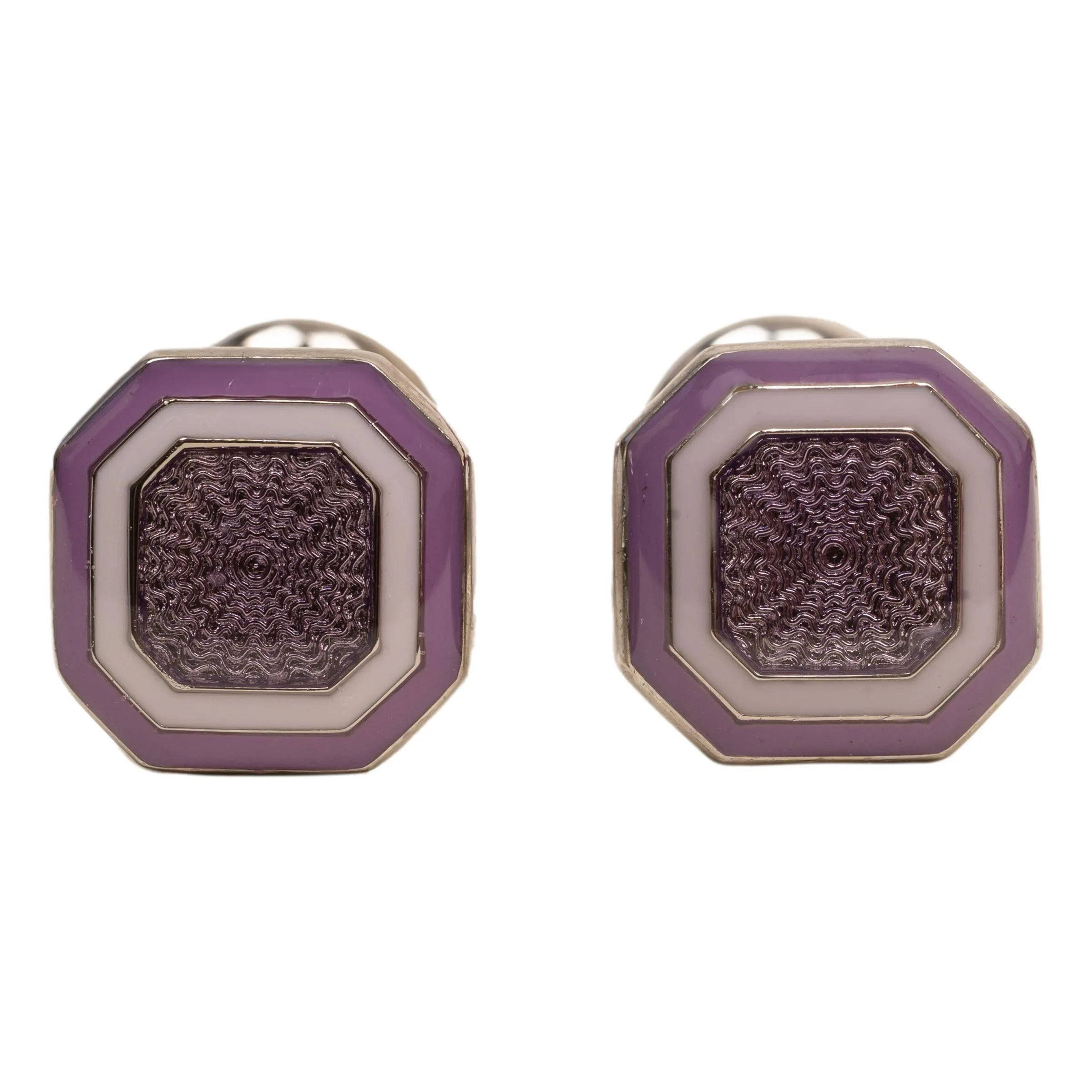 Octagonal Band Cufflinks sold by The Andover Shop