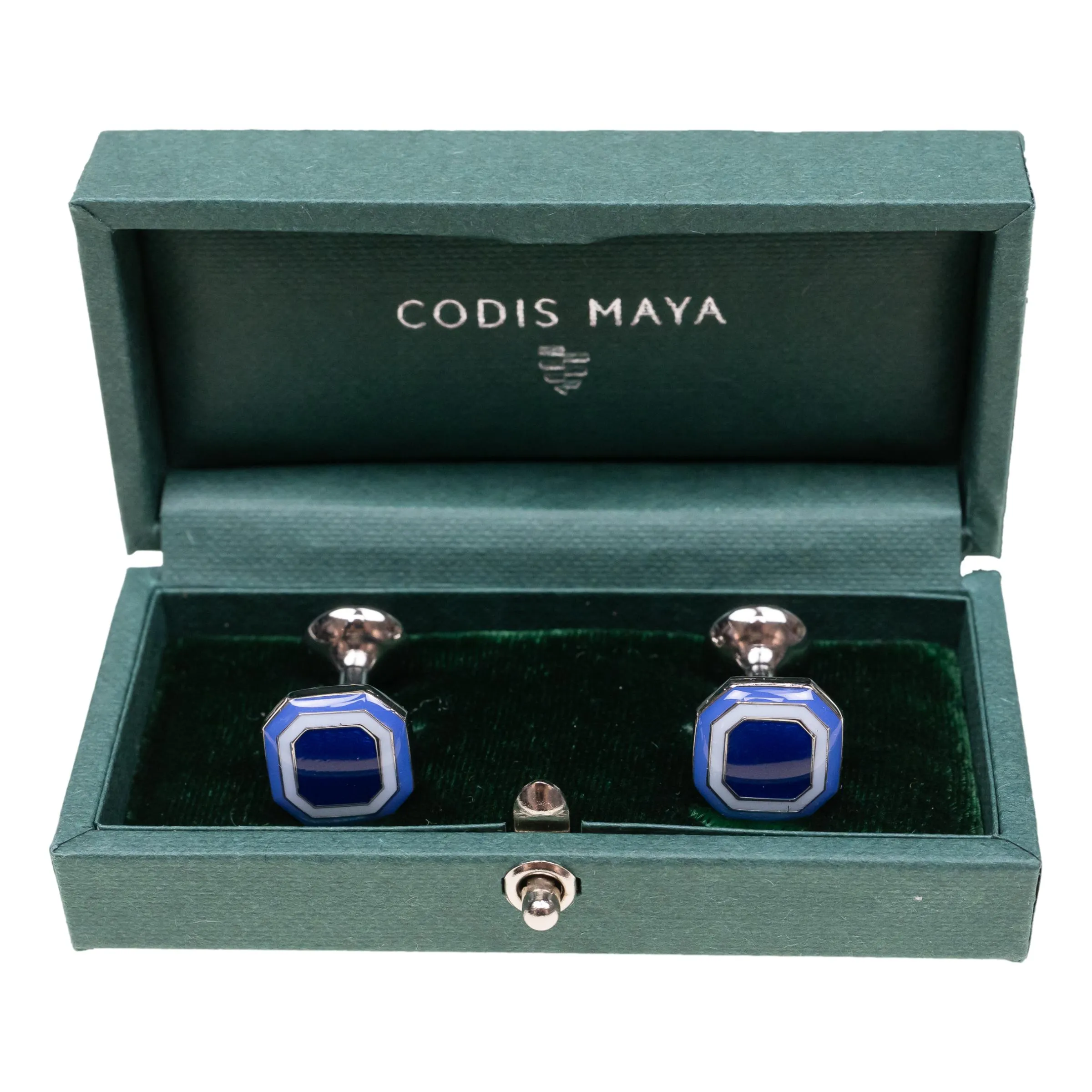 Octagonal Band Cufflinks sold by The Andover Shop product image thumbnail 2