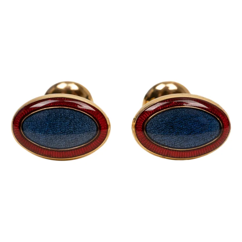 Cameo Band Cufflinks sold by The Andover Shop