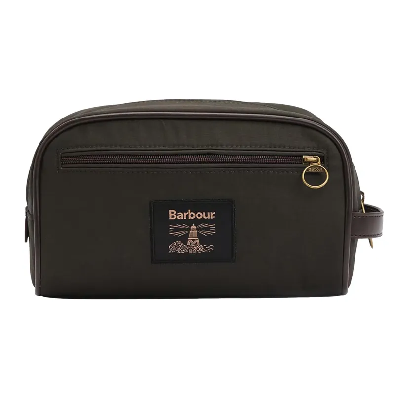 Barbour Wax Washbag sold by The Andover Shop