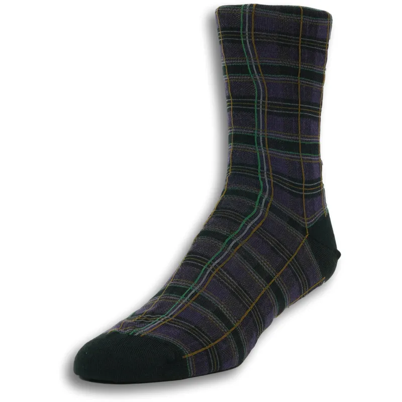 Merino Wool Check Tartan Socks sold by The Andover Shop