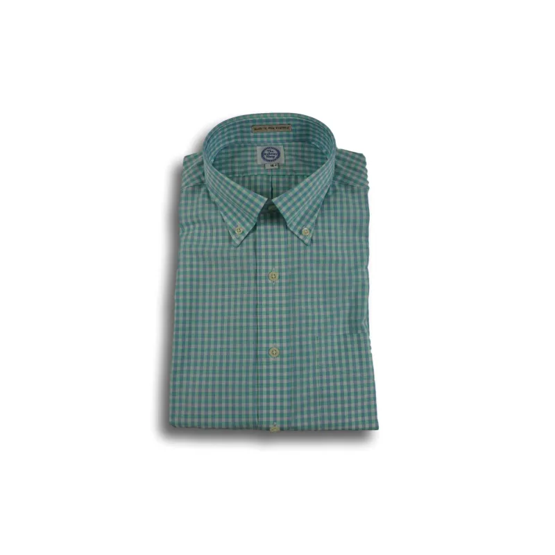Blue/Green Check Button Down sold by The Andover Shop