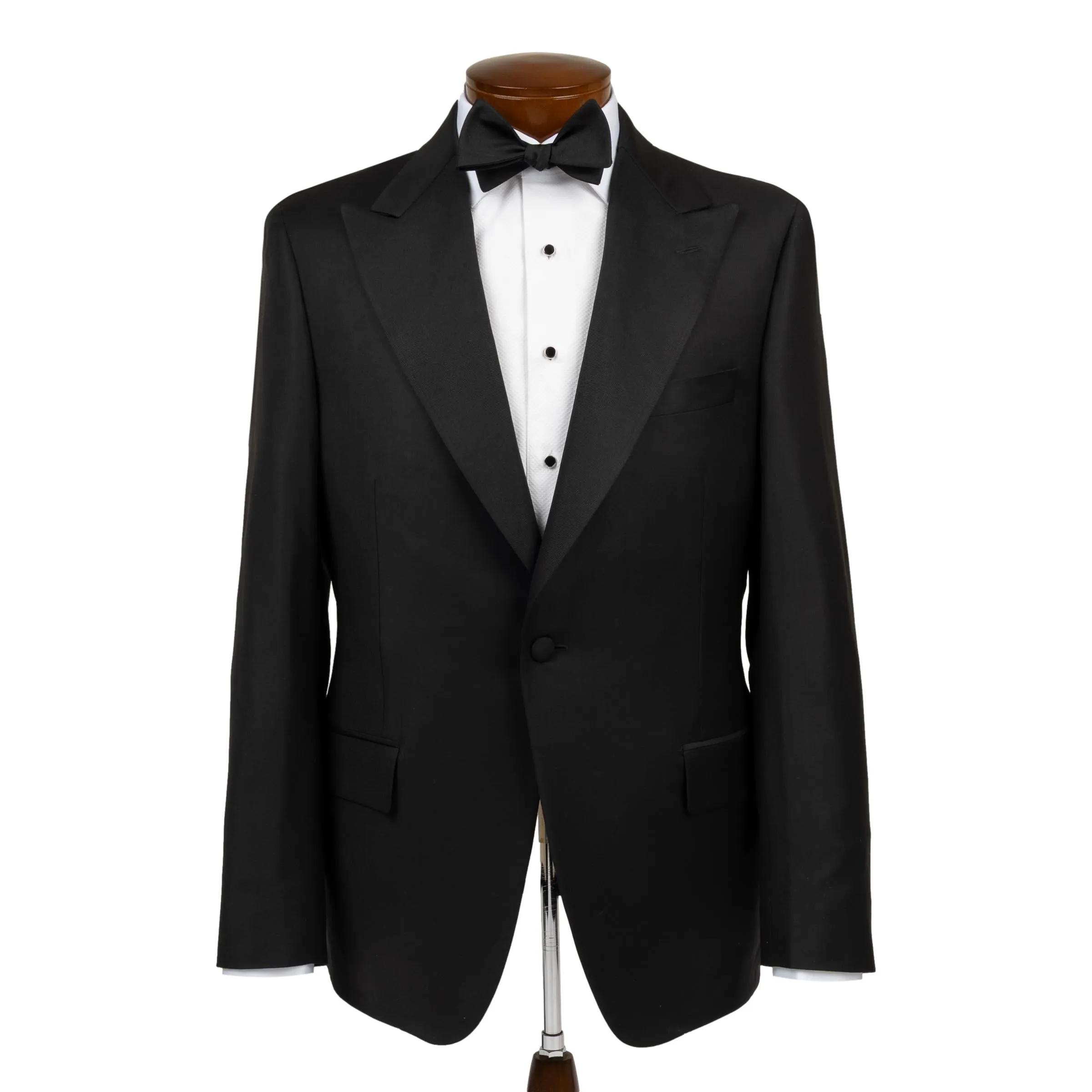 Super 150's Peak Lapel Tuxedo sold by The Andover Shop