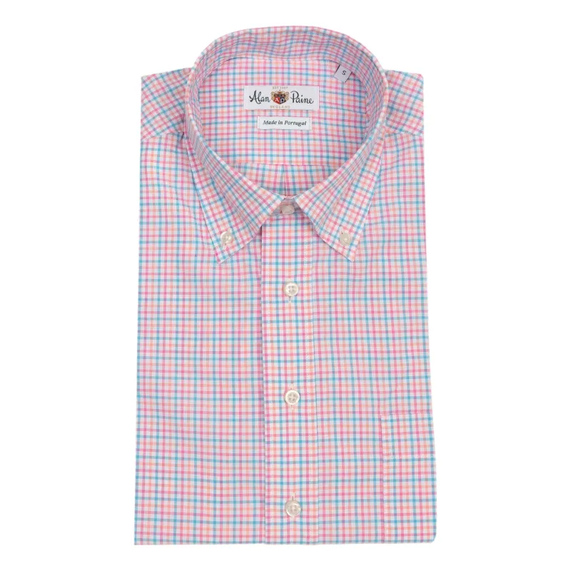 Peach, Light Blue, and Pink Button Down Sport Shirt sold by The Andover Shop