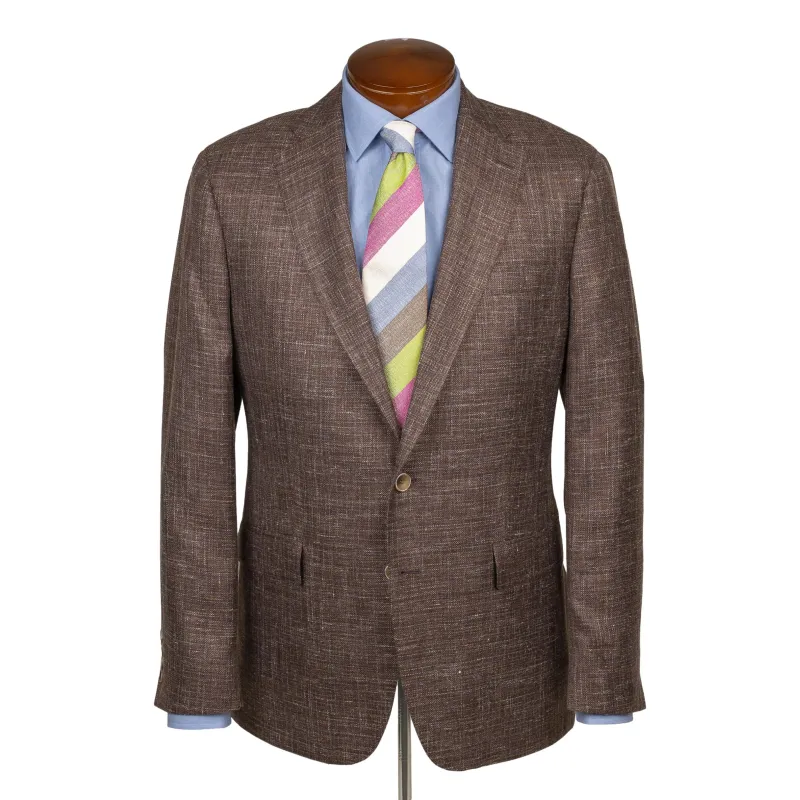 Rockport Brown Wool, Silk, and Linen Sport Coat sold by The Andover Shop