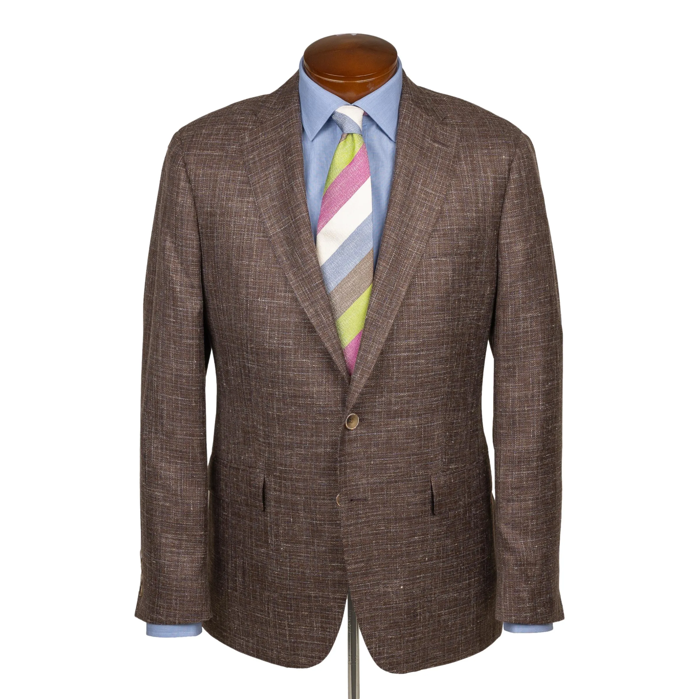 Rockport Brown Wool, Silk, and Linen Sport Coat sold by The Andover Shop