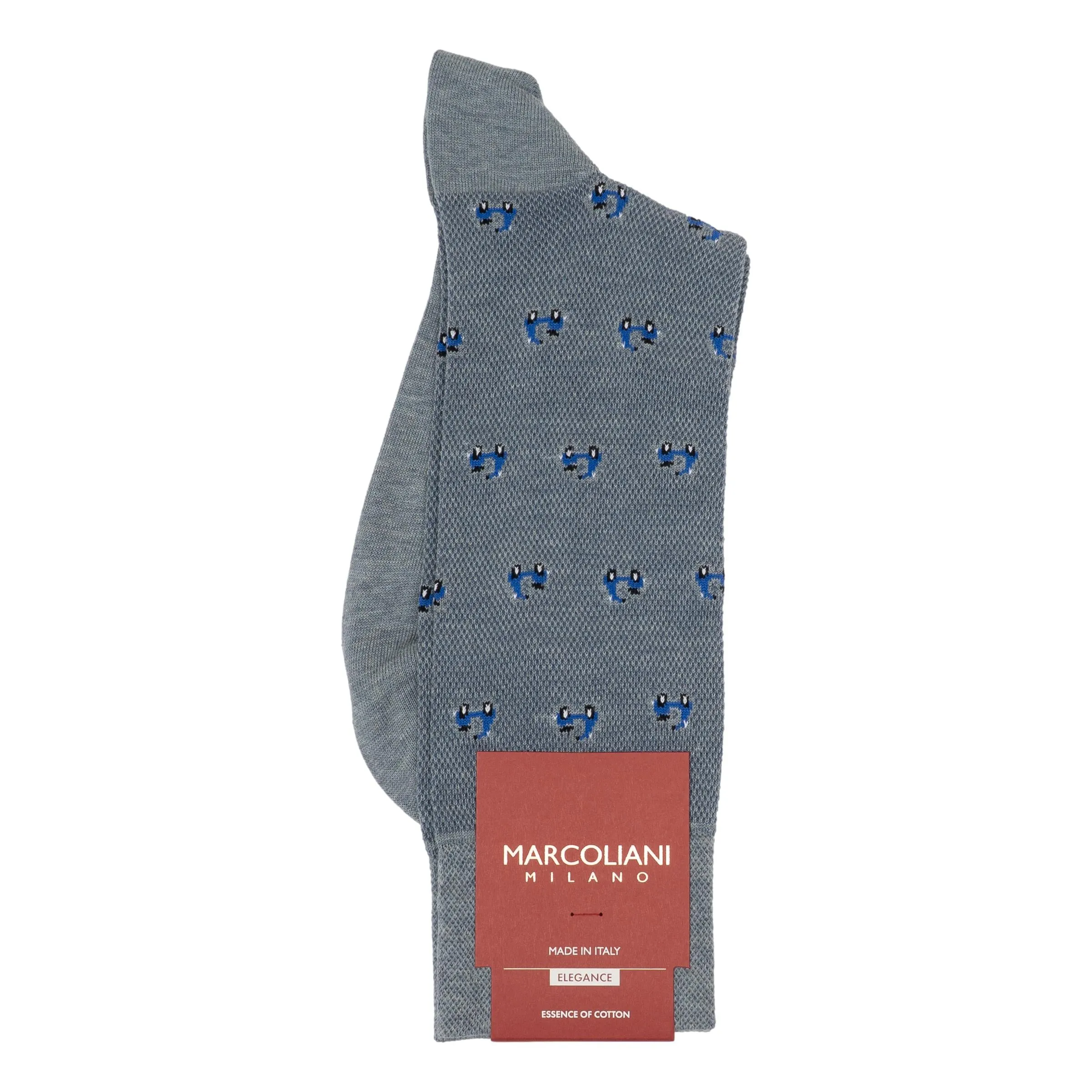 Tiny Scooter Pima Cotton Mid-Calf Dress Socks sold by The Andover Shop product image thumbnail 3