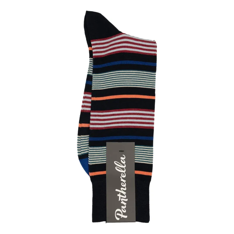 Wyatt Cotton Mid-Calf Dress Socks made by Pantherella