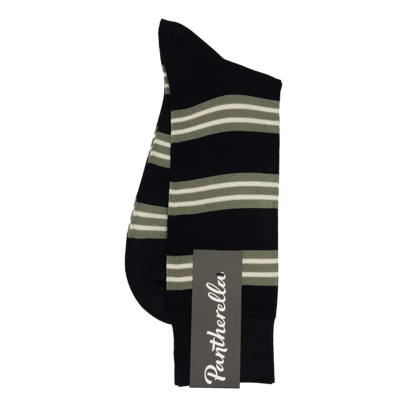 Simpson Cotton Mid-Calf Dress Socks made by Pantherella