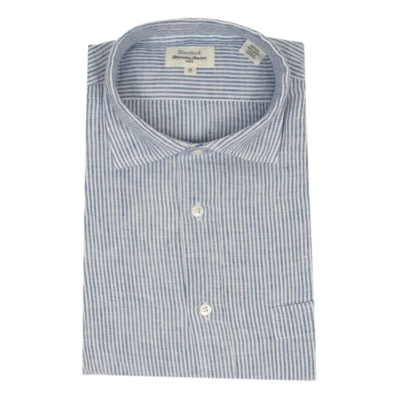 French Summer Linen Sport Shirt made by Hartford