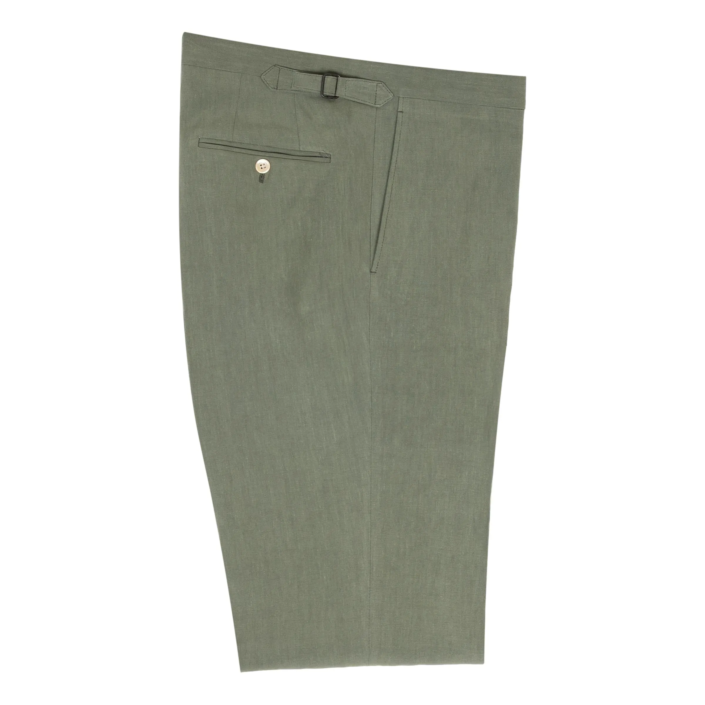 Sage Italian Linen Dress Trouser sold by The Andover Shop