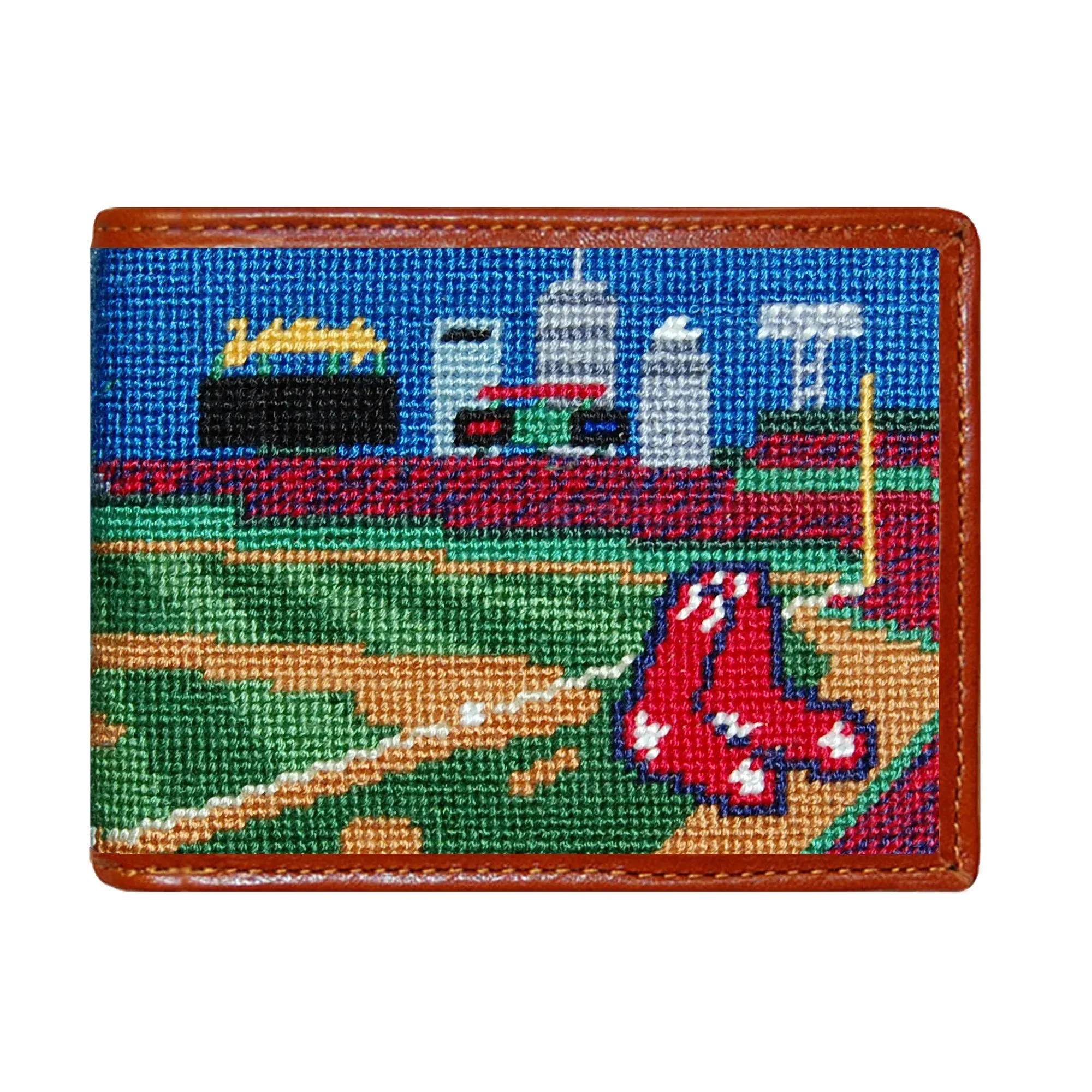 Boston Red Sox Fenway Park Scene Needlepoint Bi-Fold Wallet sold by The Andover Shop product image thumbnail 2