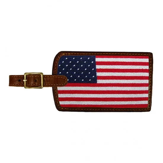 Big American Flag Luggage Tag sold by The Andover Shop