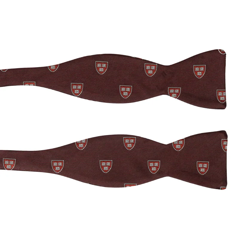 Harvard Shield Bow Tie made by The Andover Shop