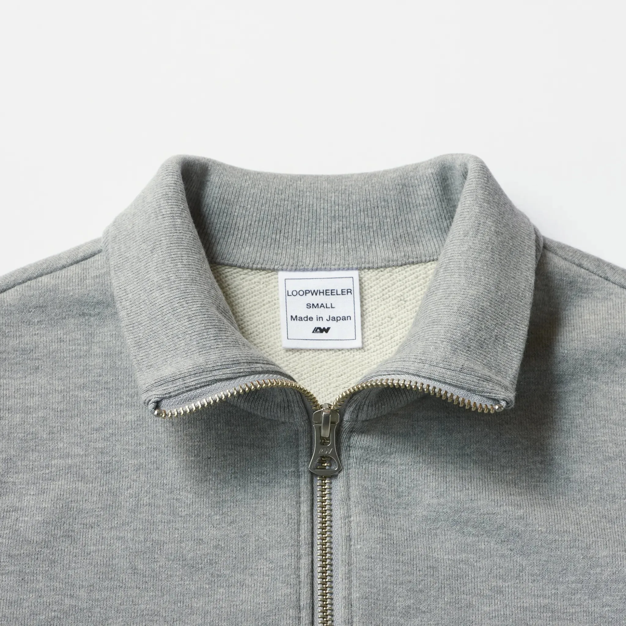 LW79 Track Jacket - Oatmeal sold by Loopwheeler product image thumbnail 4