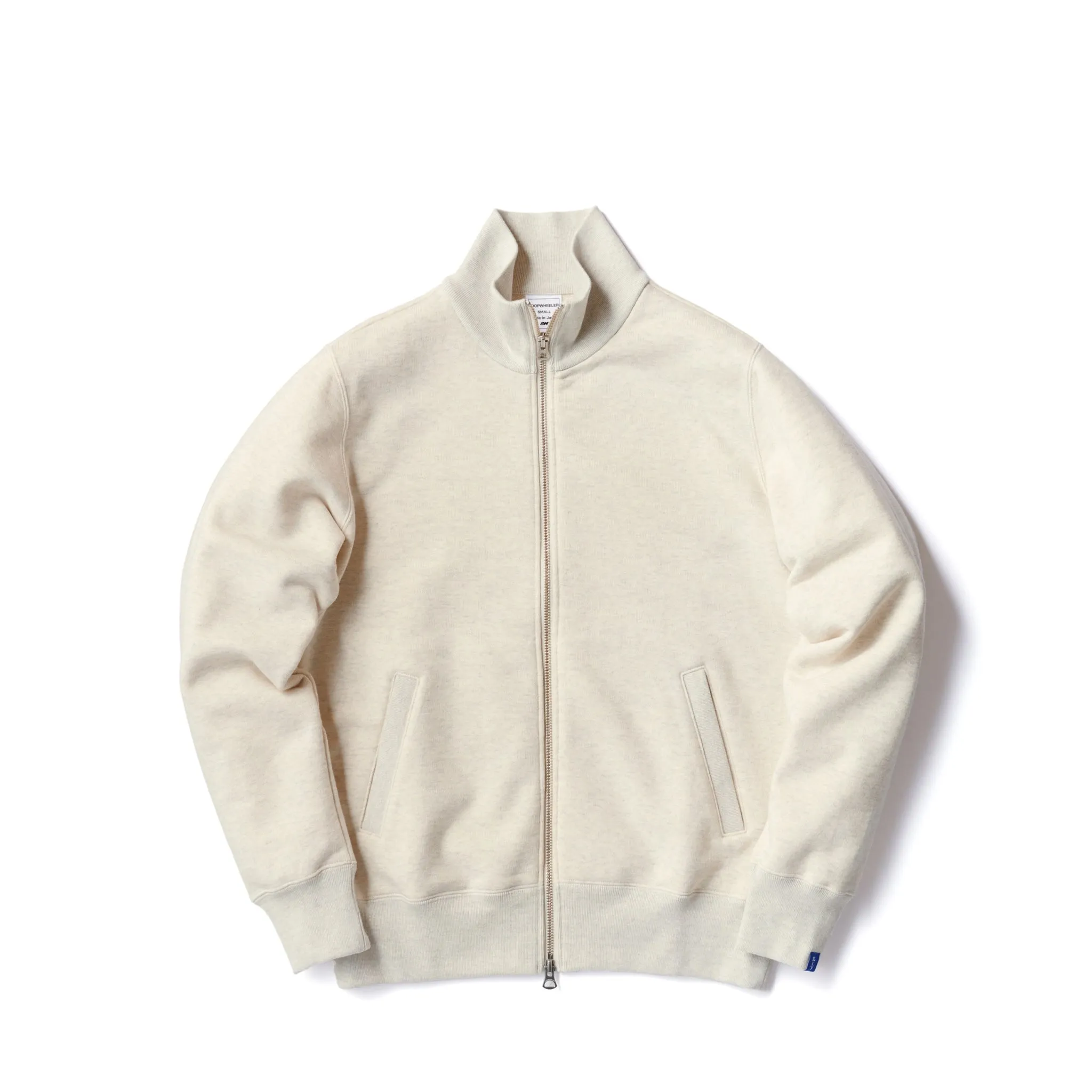 LW79 Track Jacket - Oatmeal sold by Loopwheeler