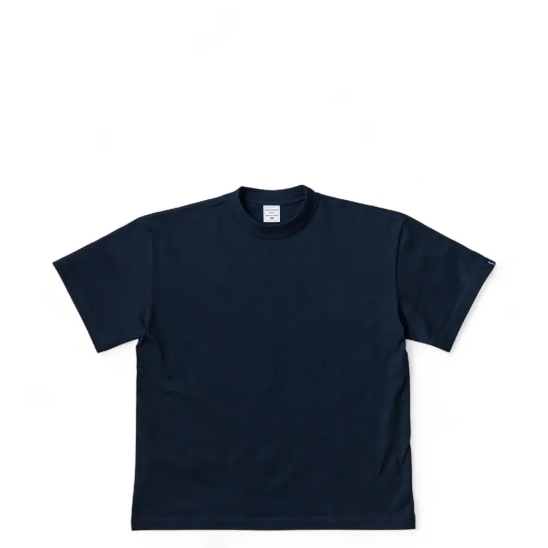 LW326 Short-Sleeved Relaxed Fit T-Shirt - Marine (Navy) made by Loopwheeler