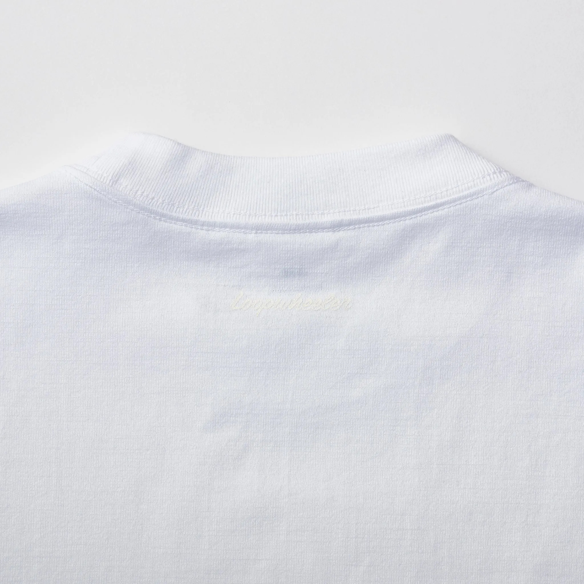 LW326 Short-Sleeved Relaxed Fit T-Shirt - White sold by Loopwheeler product image thumbnail 4