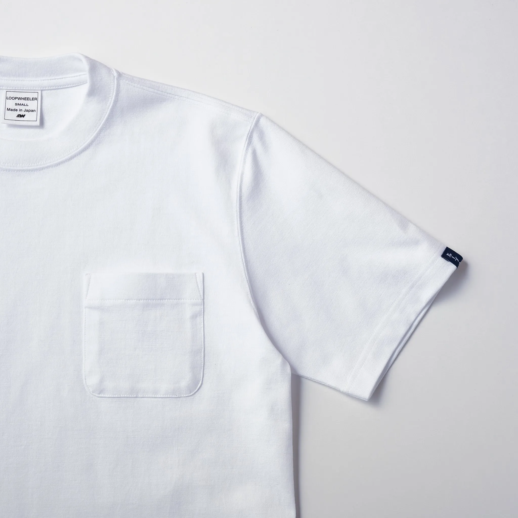 LW56 Short-Sleeved Pocket T-Shirt - Black sold by Loopwheeler product image thumbnail 2