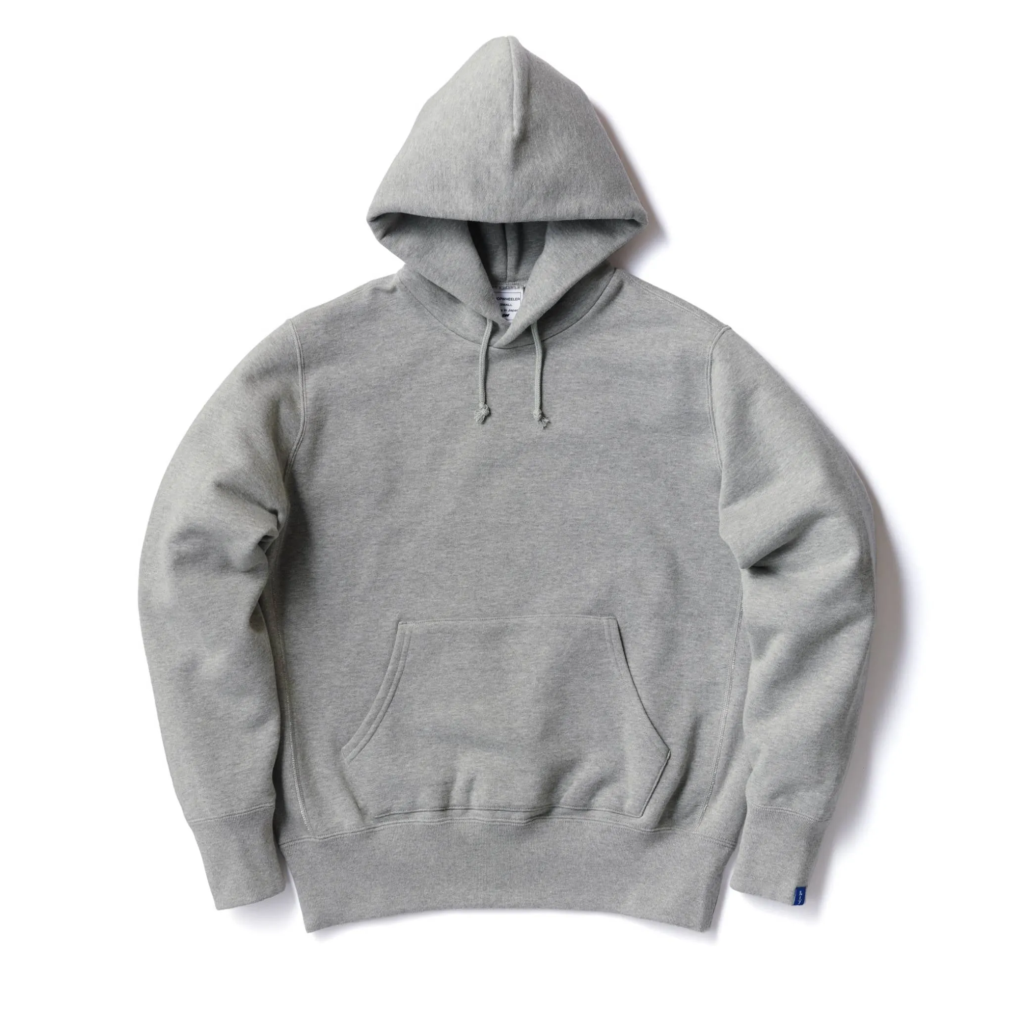 LW359 Side Gusset Hoodie - Gray Melange sold by Loopwheeler