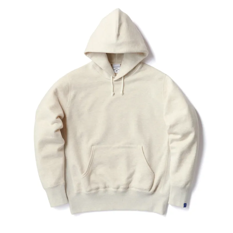 LW359 Side Gusset Hoodie - Oatmeal made by Loopwheeler