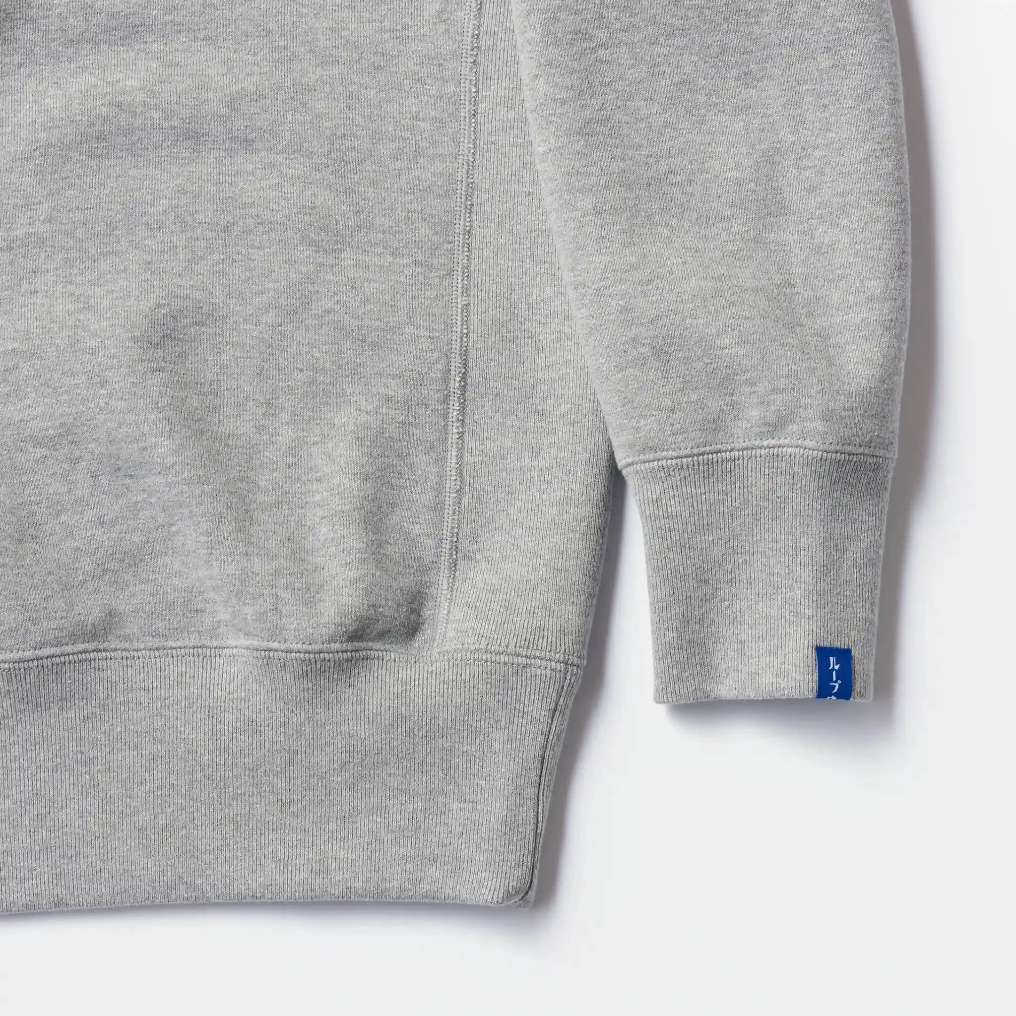 LW360 Side Gusset Sweatshirt - Black sold by Loopwheeler product image thumbnail 4
