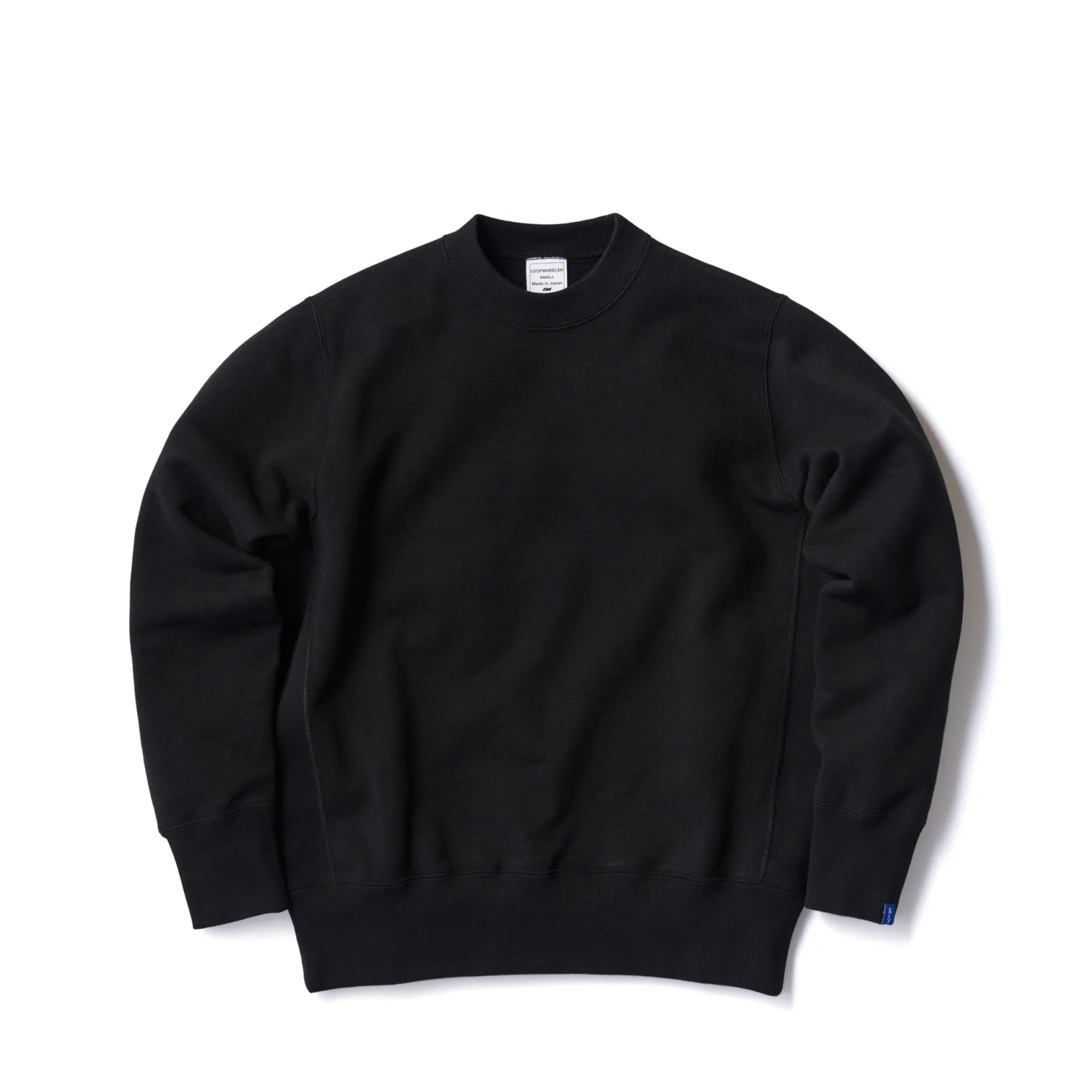 LW360 Side Gusset Sweatshirt - Black sold by Loopwheeler