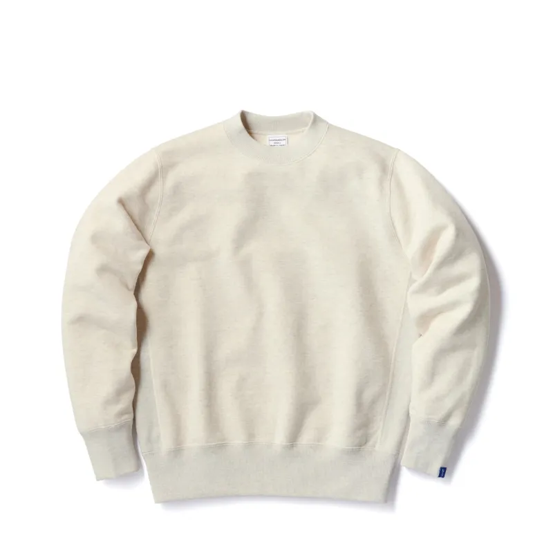 LW360 Side Gusset Sweatshirt - Oatmeal made by Loopwheeler