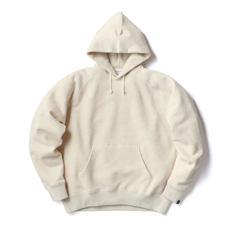 LW322 Relaxed Fit Pullover Hoodie - Oatmeal made by Loopwheeler