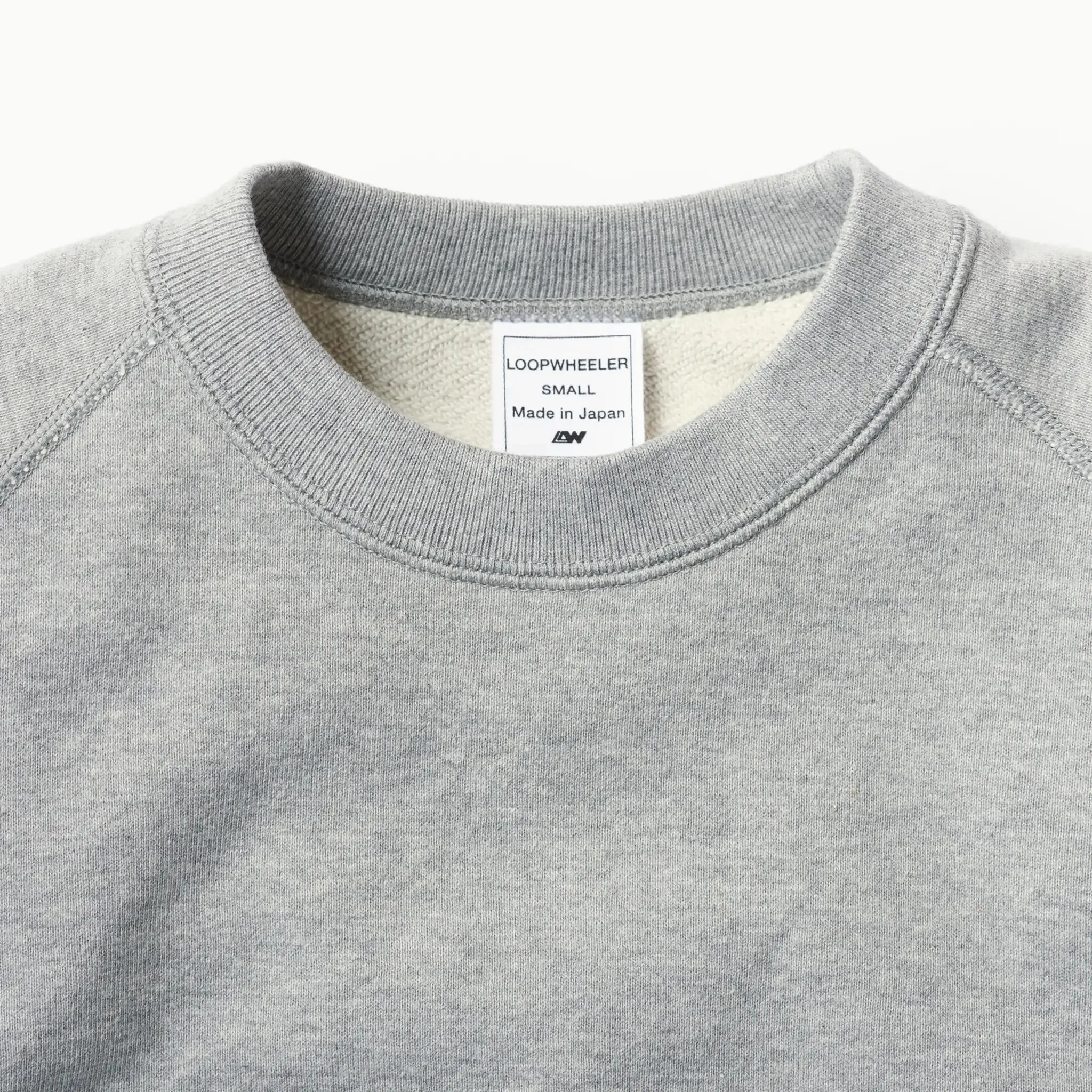 LW313 Relaxed Fit Crewneck Sweatshirt - Gray Melange sold by Loopwheeler product image thumbnail 2