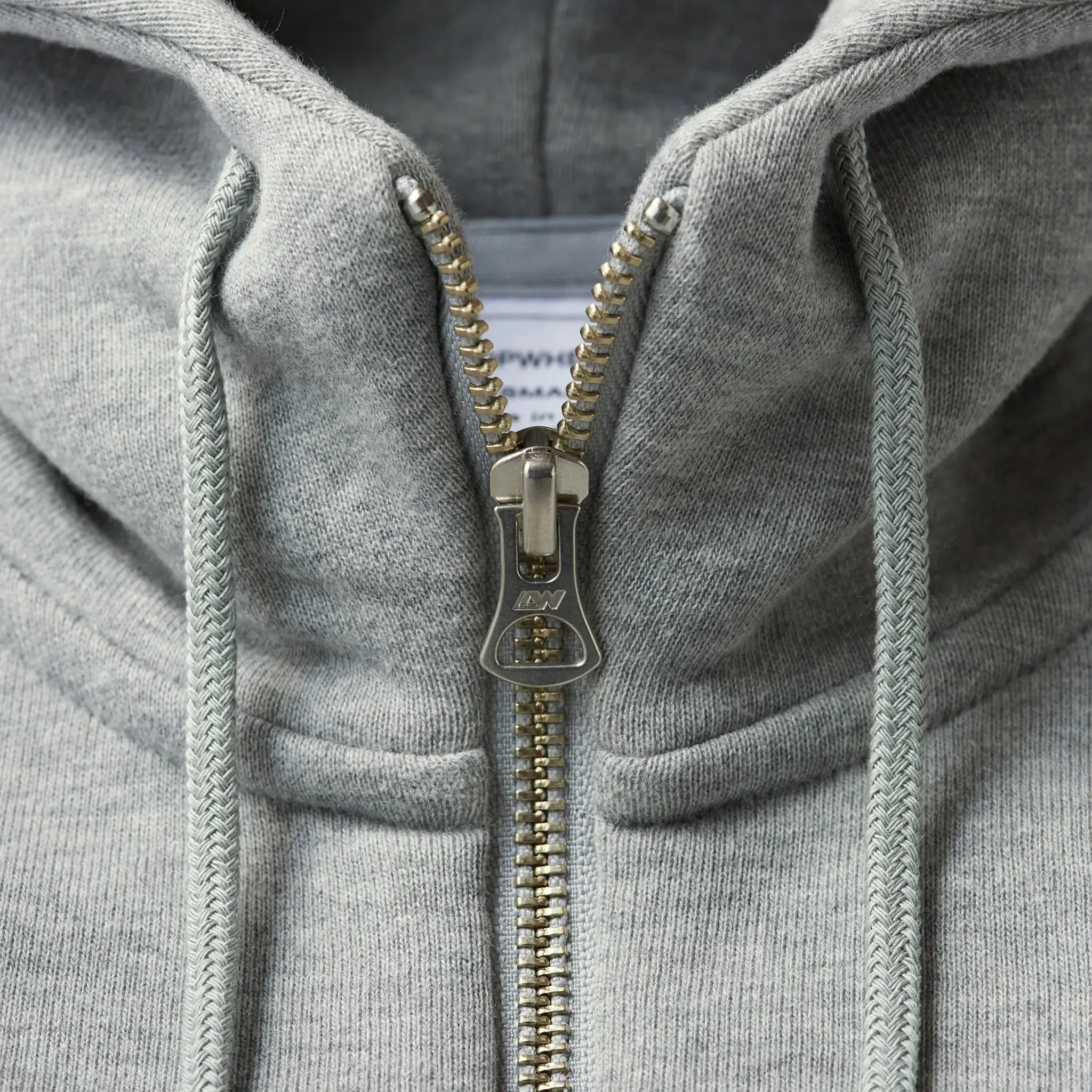 LW290 High Zip Hoodie - LW Navy sold by Loopwheeler product image thumbnail 3