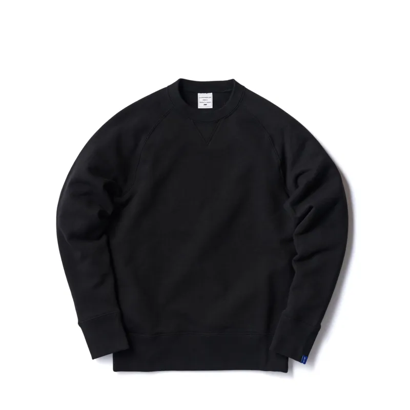 LW250 Crewneck Sweatshirt - Black made by Loopwheeler