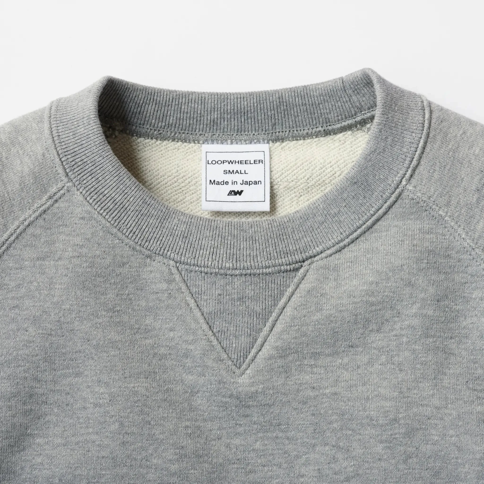 LW250 Crewneck Sweatshirt - Gray Melange sold by Loopwheeler product image thumbnail 2