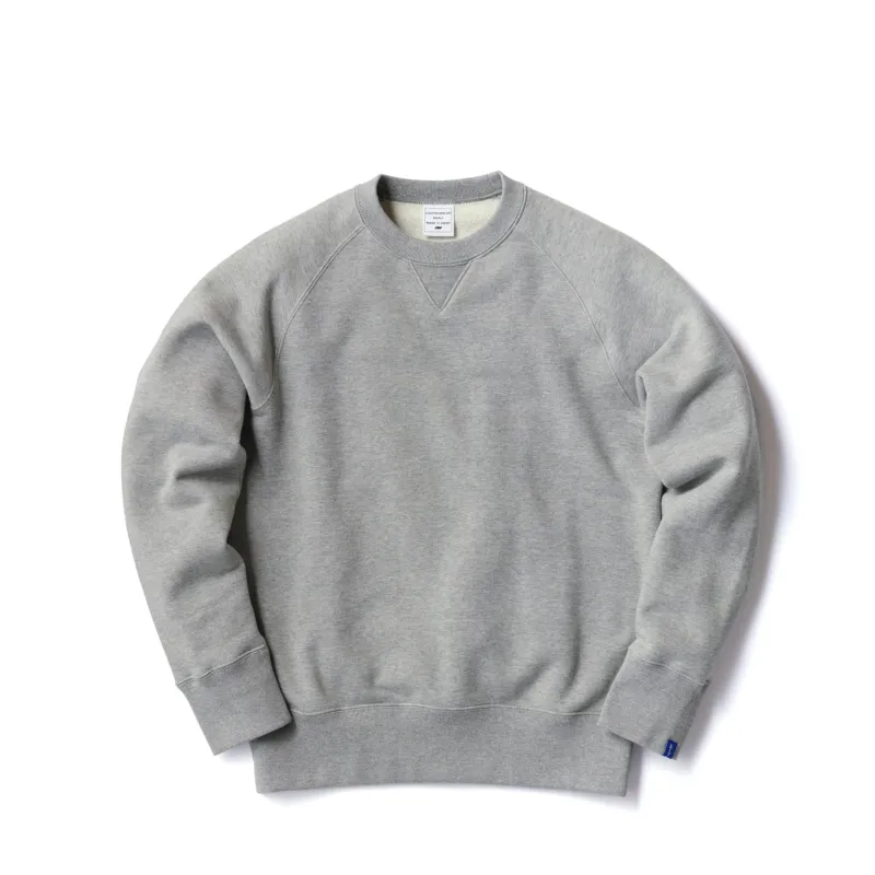 LW250 Crewneck Sweatshirt - Gray Melange made by Loopwheeler