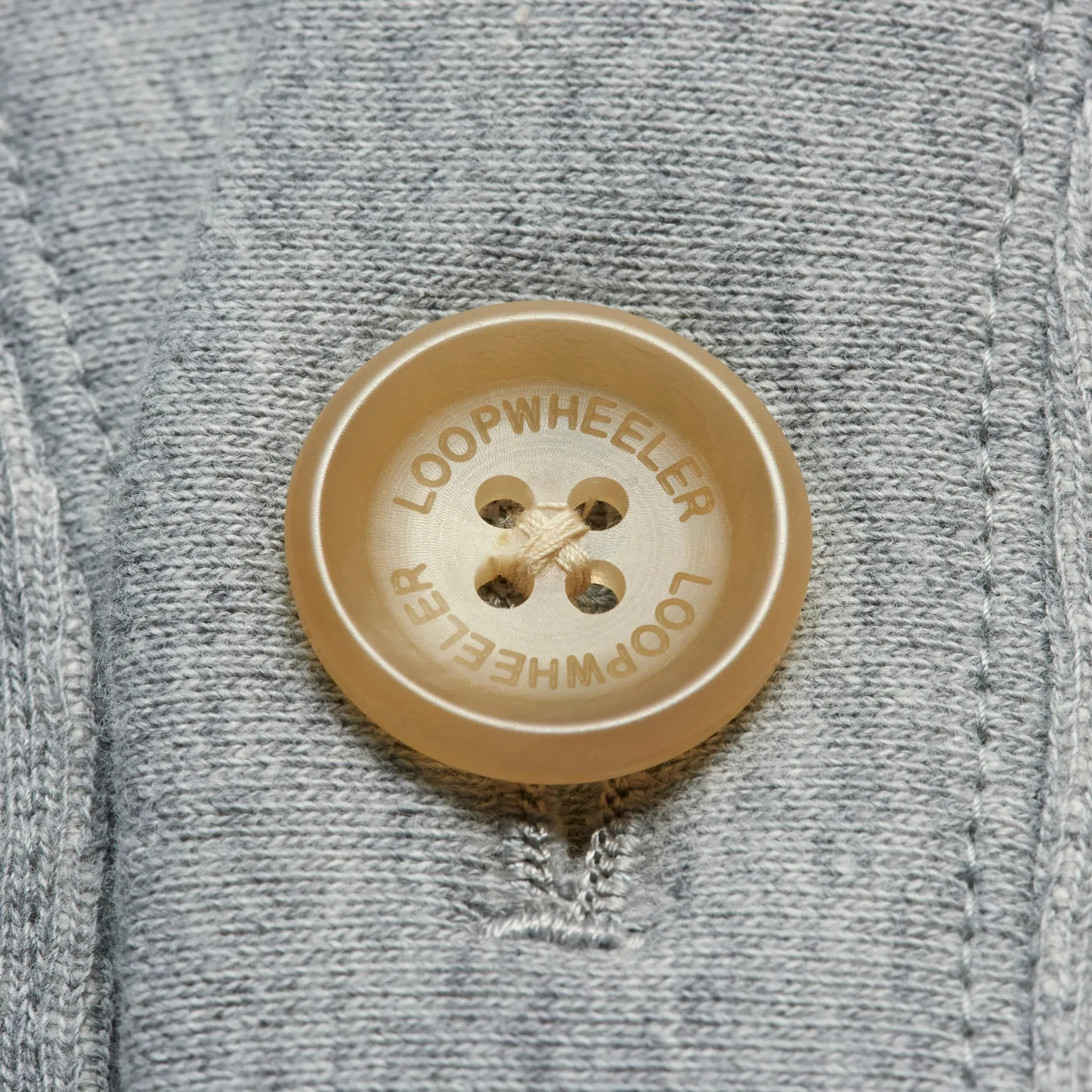 LW180 Cardigan - Gray Melange sold by Loopwheeler product image thumbnail 5