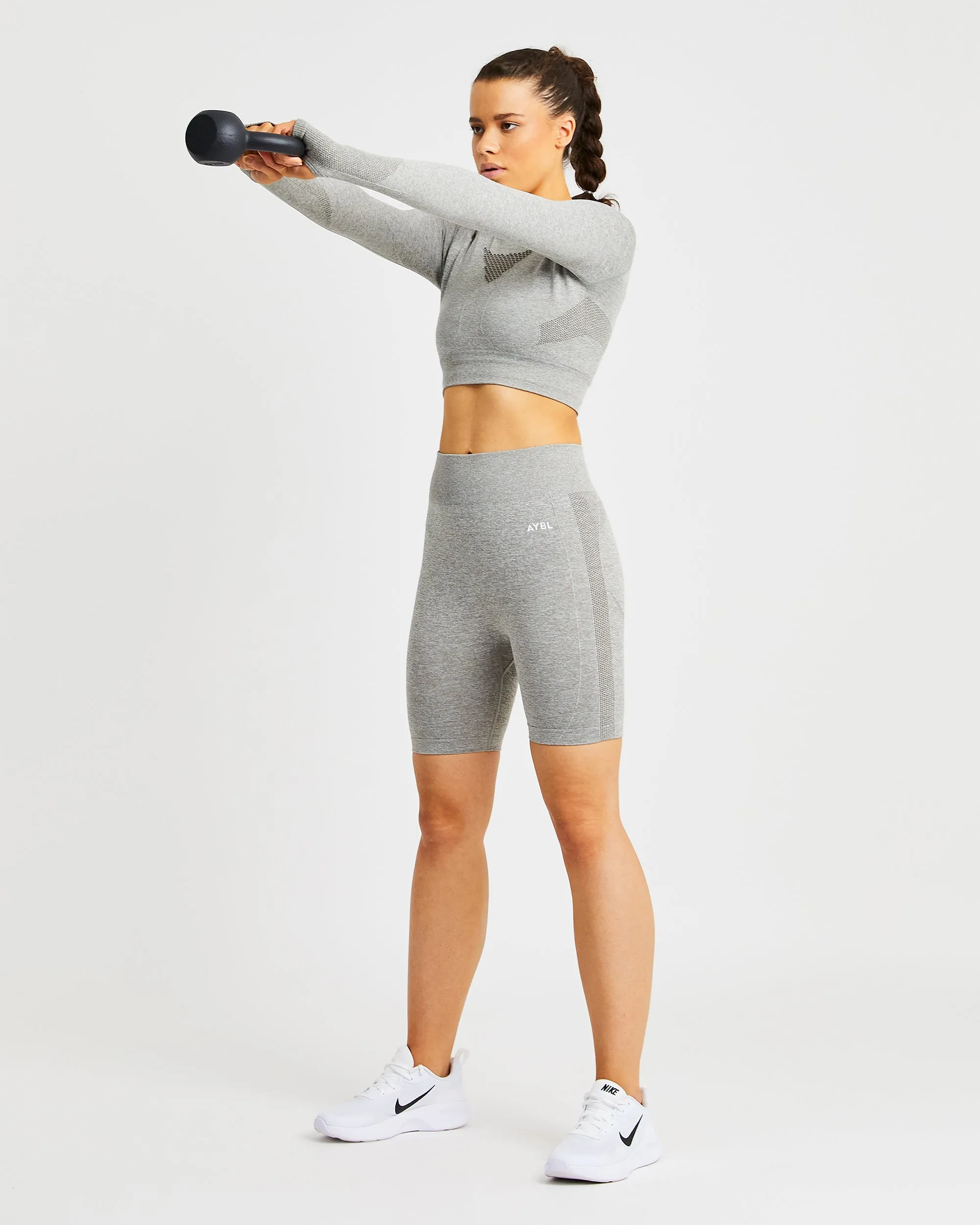 Motion Seamless Cycling Shorts - Khaki sold by AYBL product image thumbnail 5