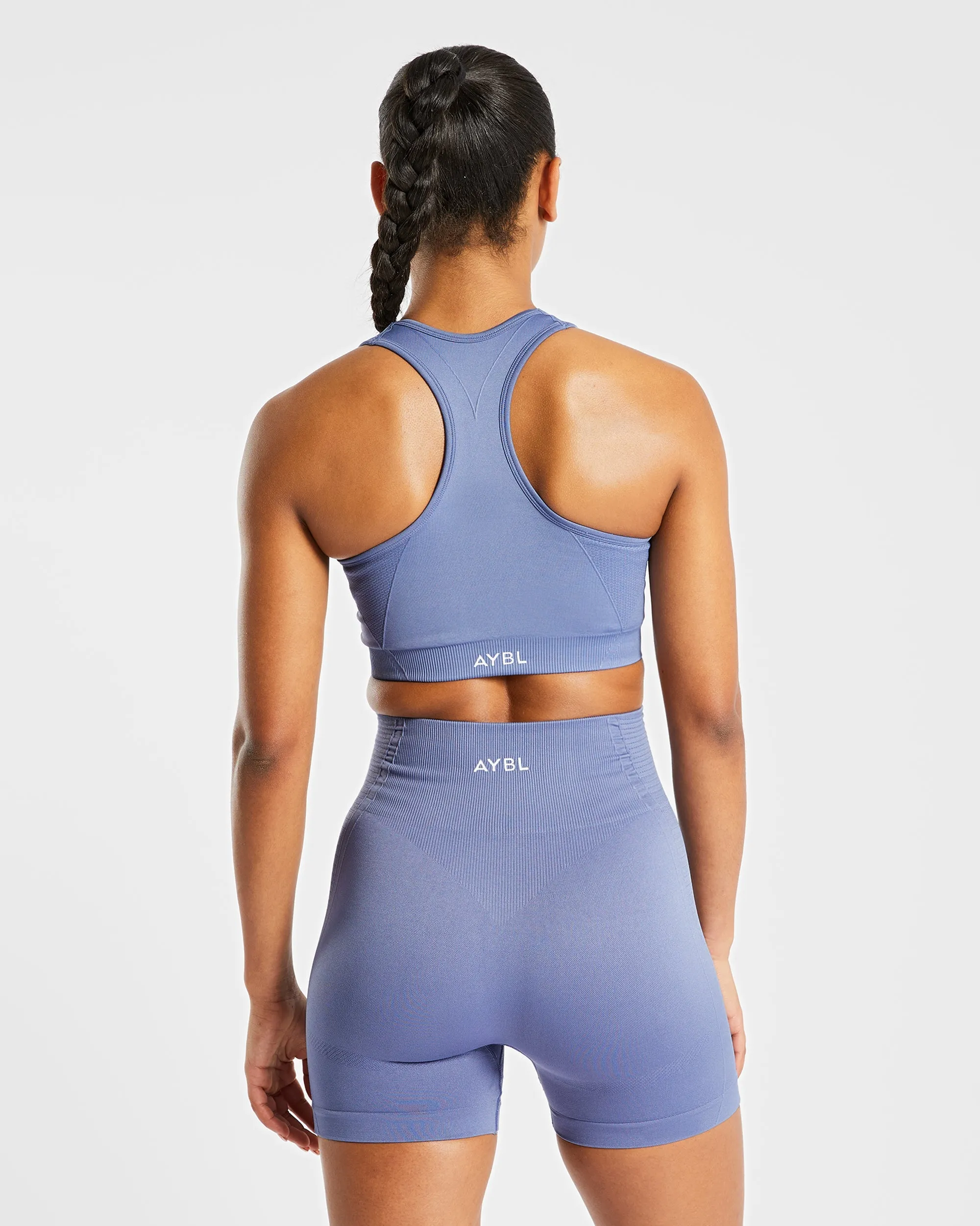 Balance V2 Seamless Sports Bra - Steel Blue sold by AYBL product image thumbnail 2
